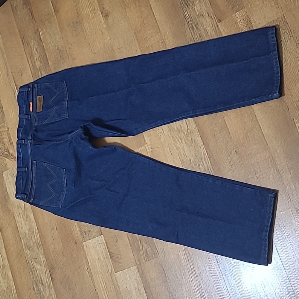 Mens - Wrangler 13 Original FR Jeans (FR13MWZ), size 38x30 - Picture 4 of 9